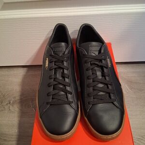 Puma Black and Gold Men's Sneakers